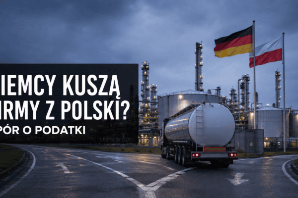 Niemiecki polityk zaprasza firmy paliwowe z Polski. Powodem planowana podwyżka podatku