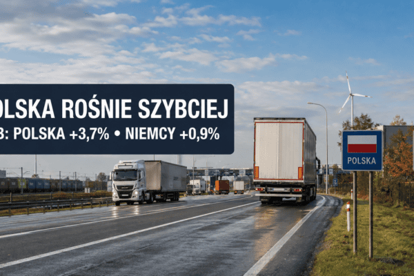 Polska gospodarka rośnie ponad cztery razy szybciej niż niemiecka. Niemcy patrzą z uznaniem