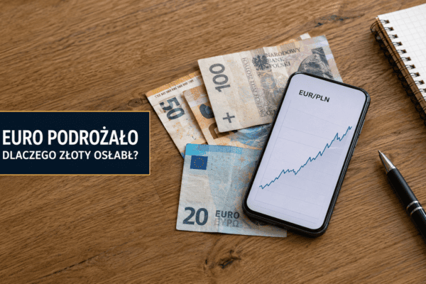 Euro było droższe nawet o ponad 11 groszy. Dlaczego złoty osłabł?