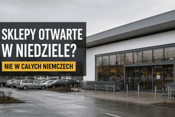🛒 Sklepy w Niemczech będą otwarte w niedziele? Nie wszędzie!