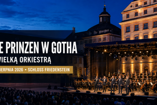Die Prinzen i orkiestra na zamku w Gotha. Friedenstein Open Air rusza już 14 sierpnia