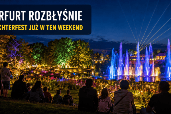 Tysiące świateł, muzyka i pokaz laserowy. Lichterfest 2026 już w ten weekend w Erfurcie