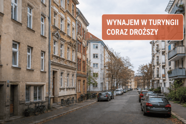 Wynajem w Turyngii coraz droższy. Rosną czynsze, opłaty za wodę i inne Nebenkosten