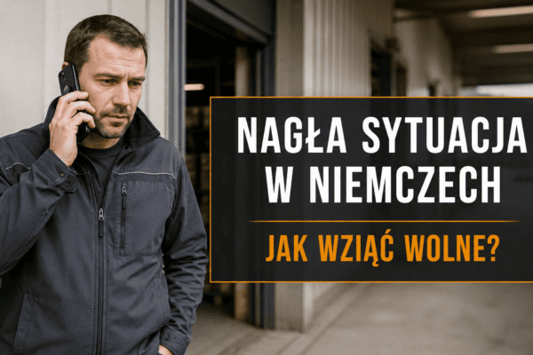 Nagła sytuacja w Niemczech. Czy do wolnego zawsze potrzebny jest pisemny wniosek?
